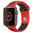 Sport Plus Silicone Band Strap for Apple Watch 38mm / 40mm / 41mm - Red (Black)